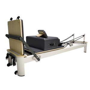 Pilaray Premium Aluminum Pilates Reformer with Microfiber Leather