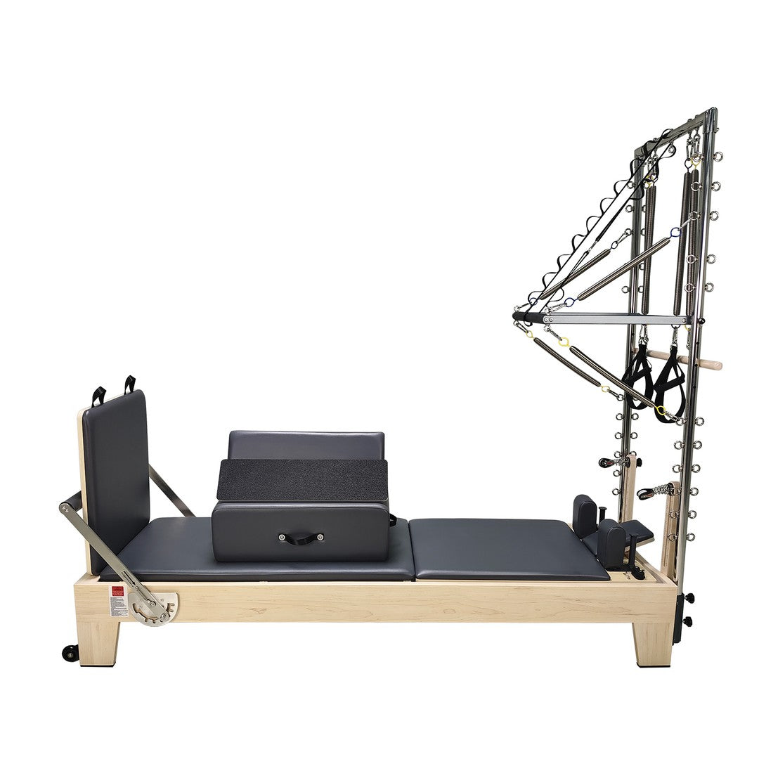 Pilaray Maple Pilates Reformer with Tower for Studios & Home Use