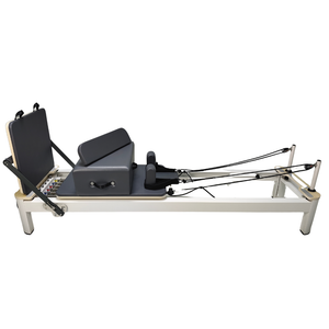 Pilaray Premium Aluminum Pilates Reformer with Microfiber Leather