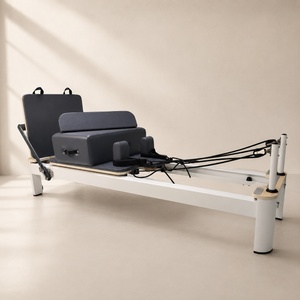 Pilaray Premium Aluminum Pilates Reformer with Microfiber Leather
