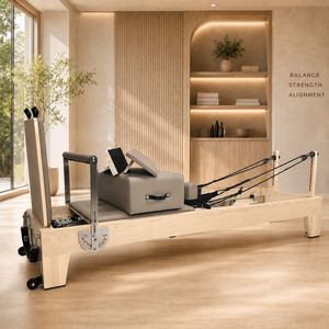Pilaray Professional Studio Pilates Reformer with Quiet Carriage
